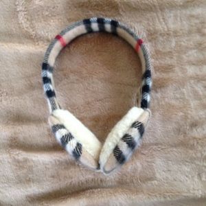 Authentic Burberry 100% Cashmere Earmuffs